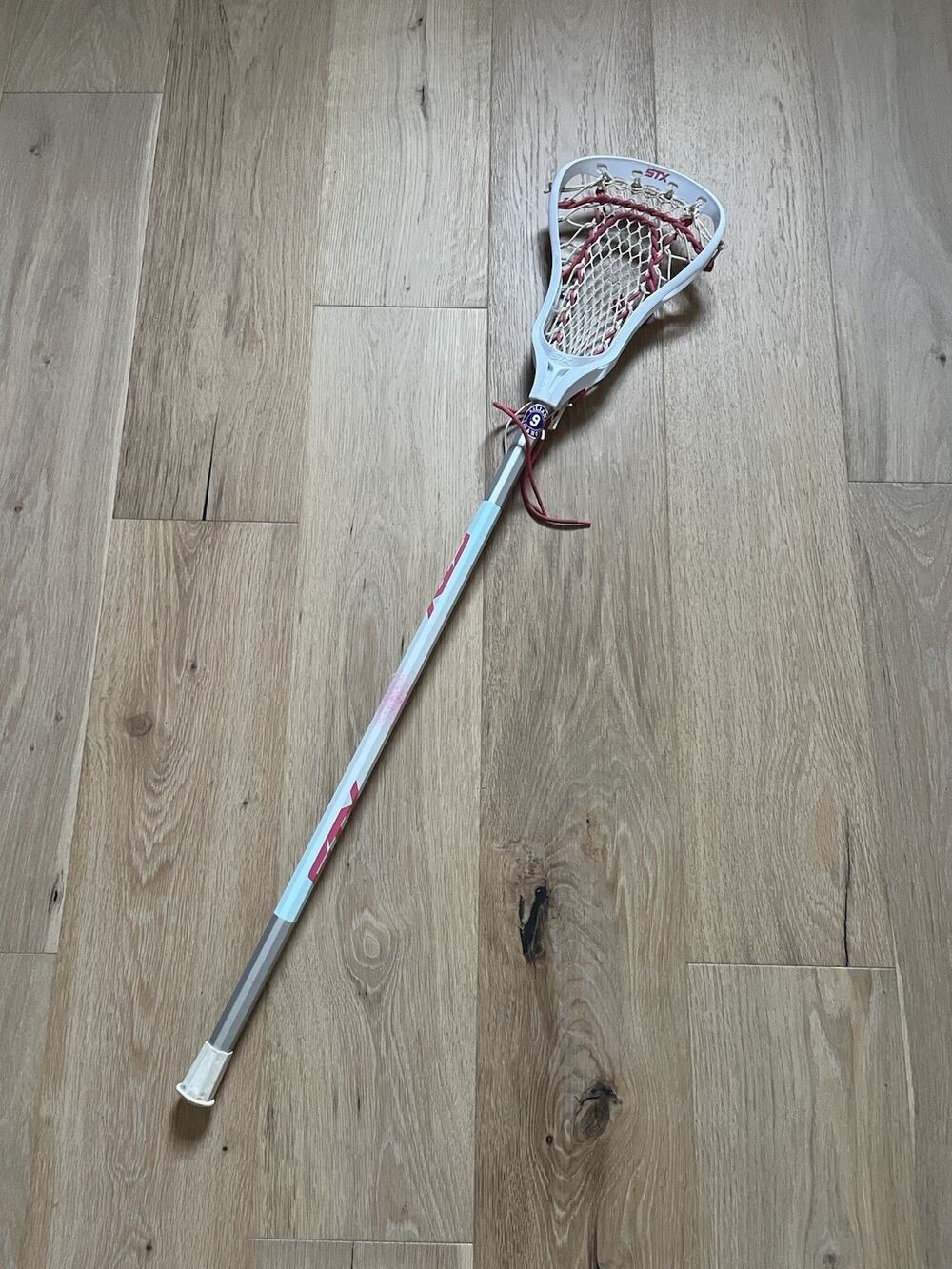 Women's STX Lacrosse Complete Stick W/ White & Pink STX Head 40’’